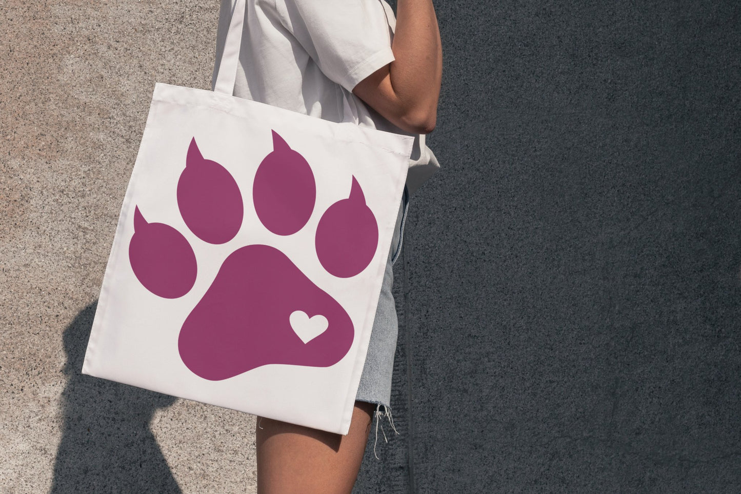Puppy Lover Pink Paw Print