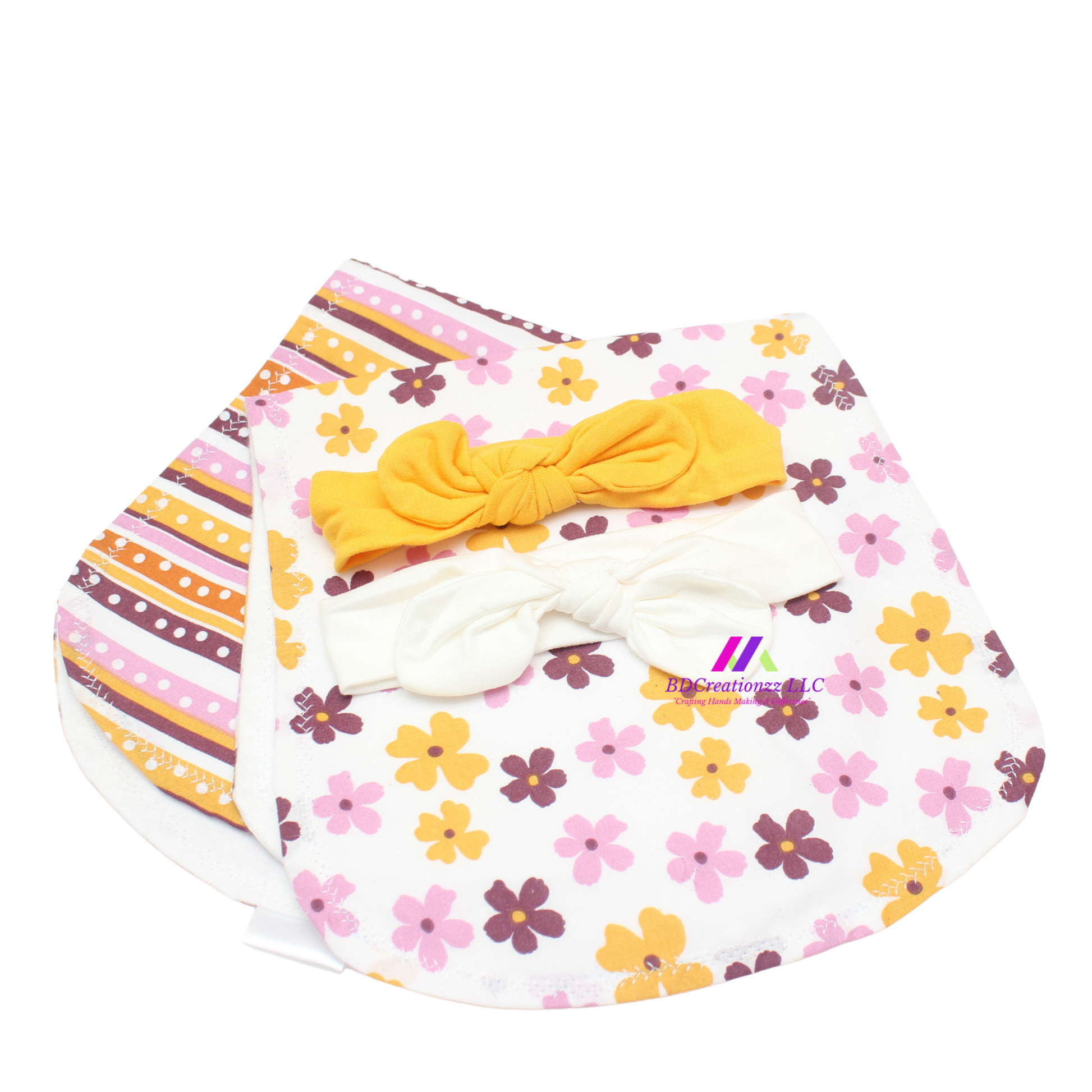 Close up of Burp Clothes 