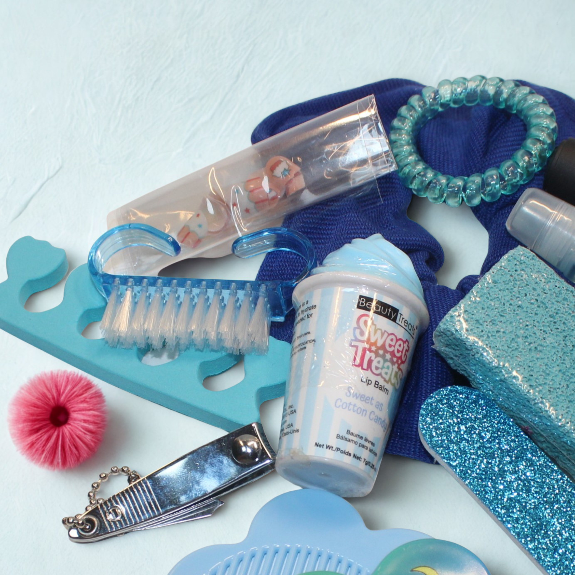 blue themed gift box