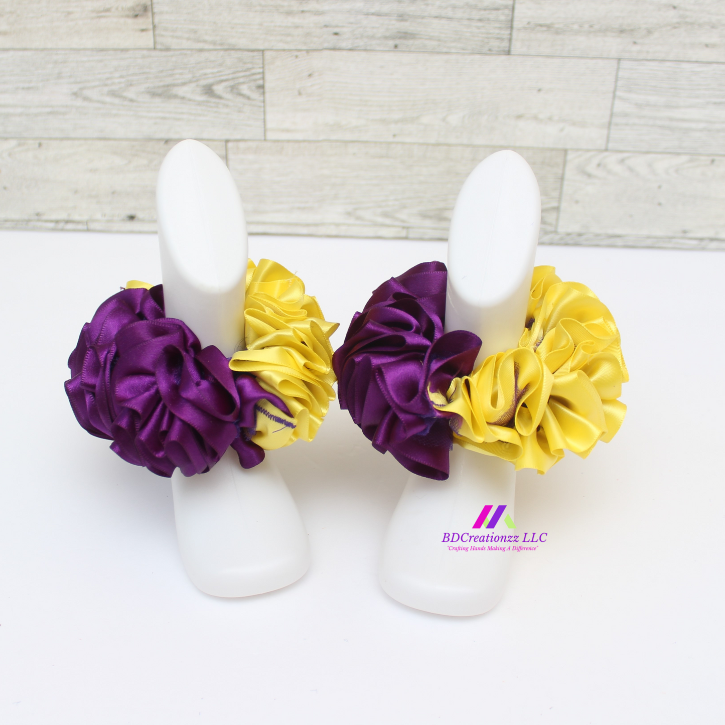 Handmade boutique ribbon socks for women and girls