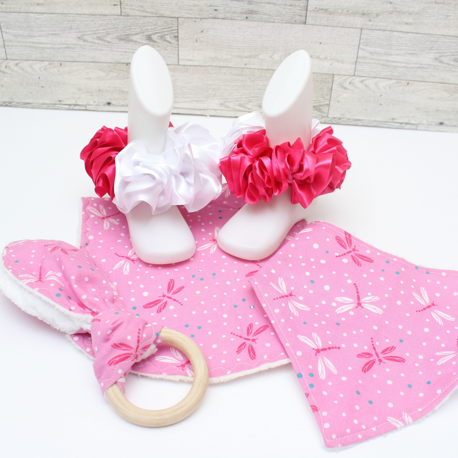 pink baby gift box