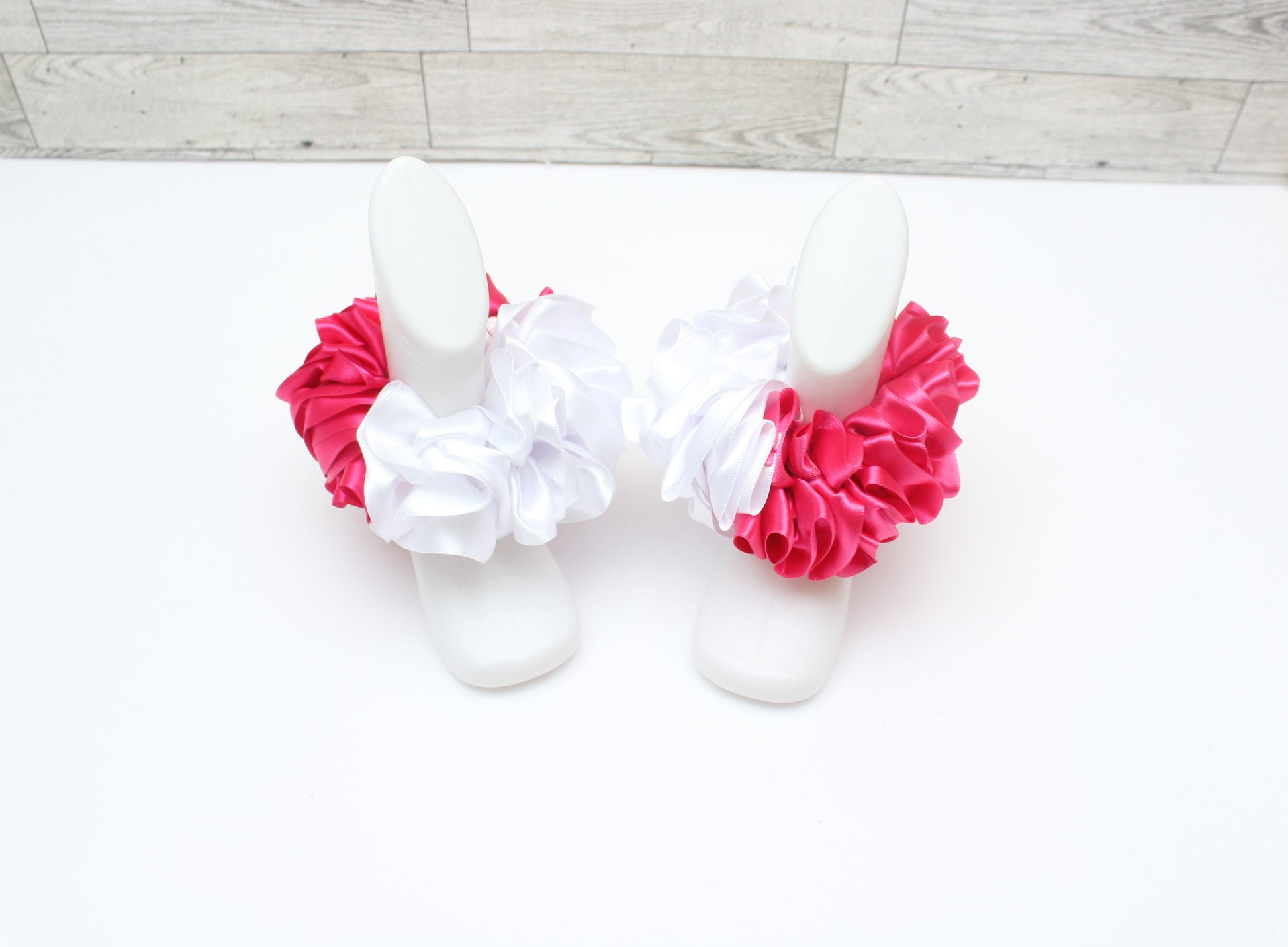 Hot Pink Ruffle Socks