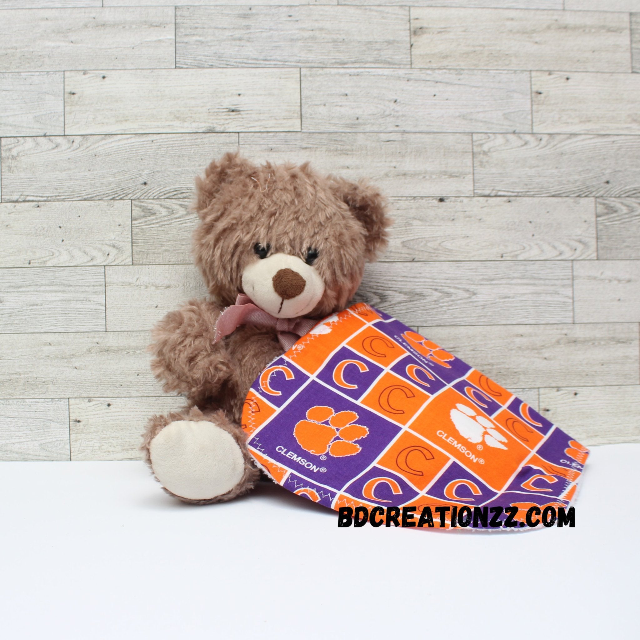Clemson Baby Burp Cloth Gift - BDCreationzz-Baby & Toddler