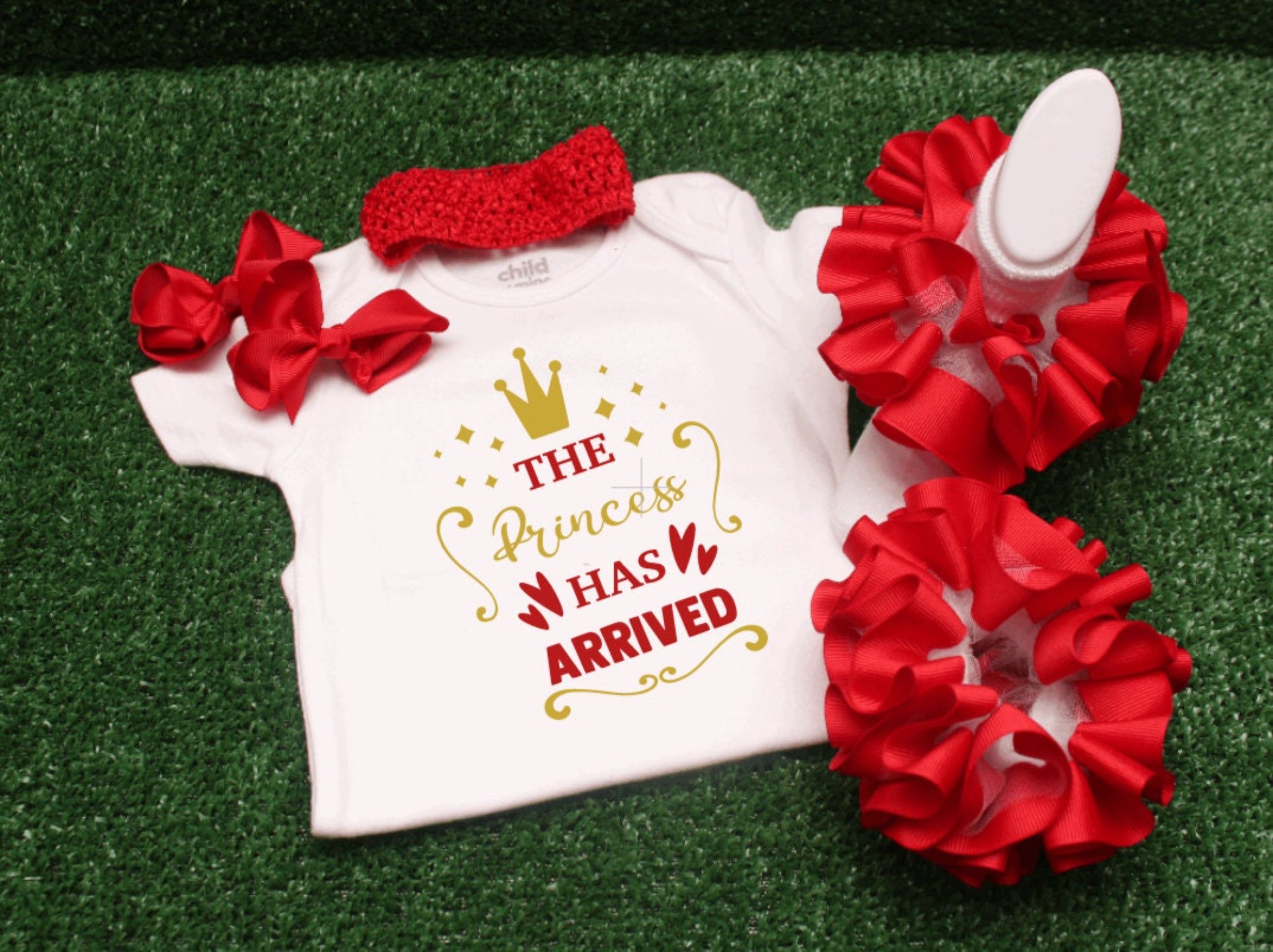 The Princess Has Arrived Personalize Welcome Home Onesies | Customized Onesies
