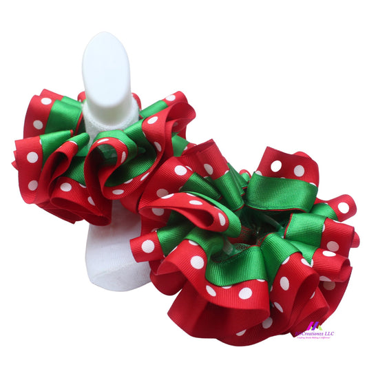 Red and Green Christmas Socks: Festive Footwear Fun - BDCreationzz-Baby & Toddler